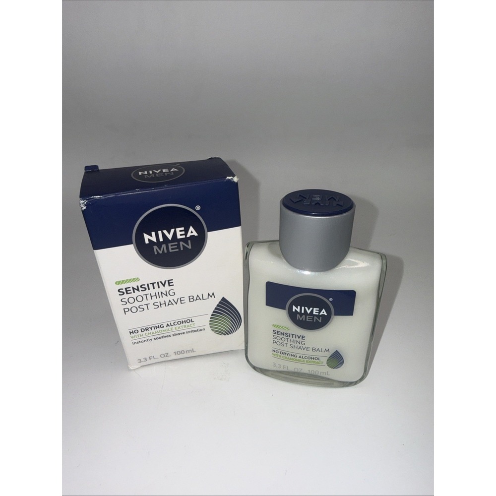 Nivea Men Sensitive Soothing Post Shave Balm 3.3 fl oz TAPED BOX NEW